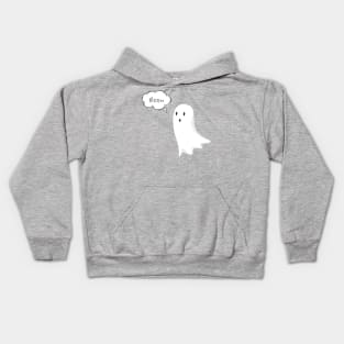 Ghost disapproval BOOoo Kids Hoodie